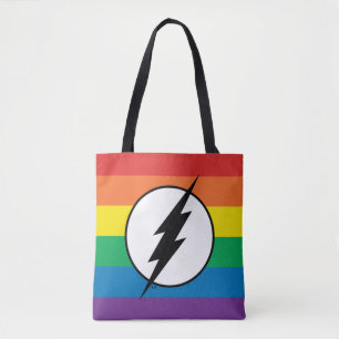 Tote Bag Le logo Flash Rainbow