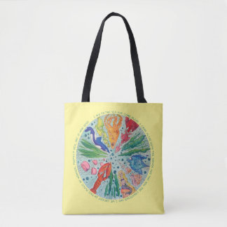 Tote Bag Le mandala Fourre-tout de l'amant d'océan