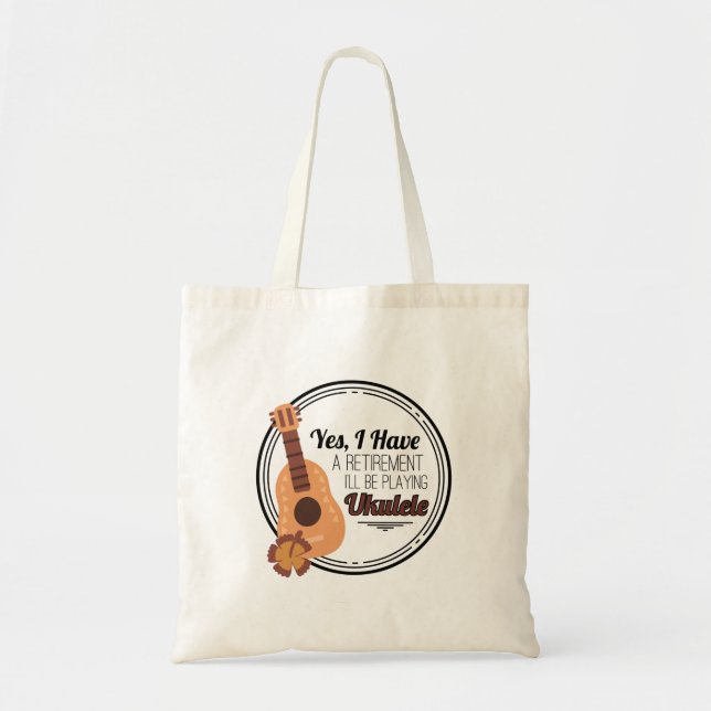 Tote Bag Le meilleur cadeau de musicien d'ukulélé (Devant)