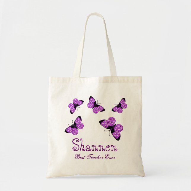 Tote Bag Le meilleur cadeau nommé toujours fait sur (Devant)