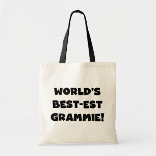 Tote Bag Le Meilleur-est cadeaux noirs ou blancs de Grammie