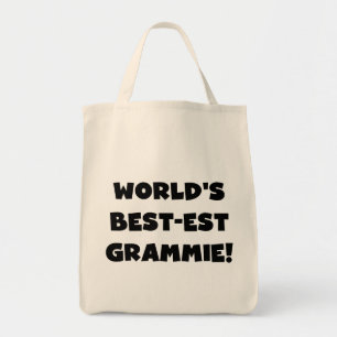 Tote Bag Le Meilleur-est cadeaux noirs ou blancs de Grammie