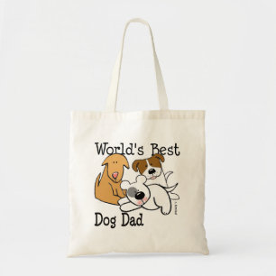 Tote Bag Le meilleur papa de chien du monde