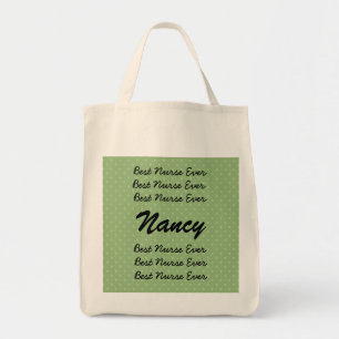 Tote Bag Le meilleur pois vert nommé toujours fait sur