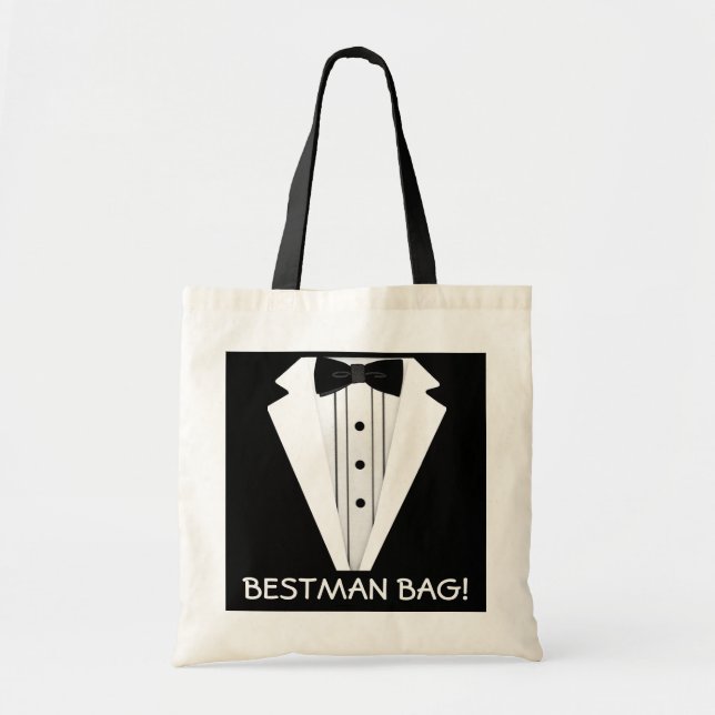 Tote Bag Le meilleur smoking de mariage d'homme (Devant)