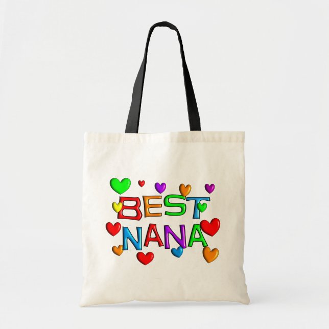 Tote Bag Le meilleurs T-shirts et cadeaux de Nana (Devant)