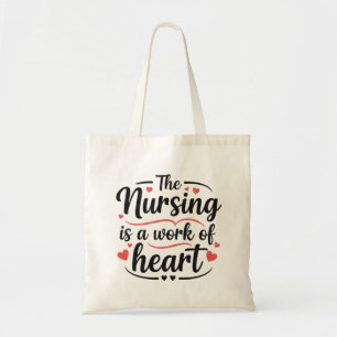 Tote Bag Le métier d'infirmier est un travail du cœur - Cad