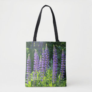 Tote Bag Le Minnesota indigène pourpre de loup
