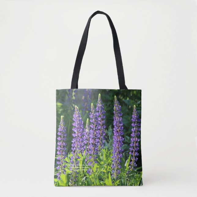 Tote Bag Le Minnesota indigène pourpre de loup (Devant)