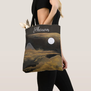 Tote Bag Le Mont Fuji au clair de lune