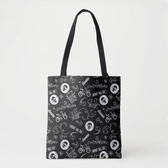 Tote Bag Le Motif des icônes de Goonies (Devant)
