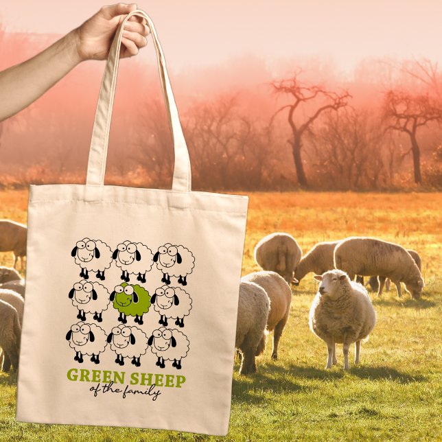 Tote Bag Le mouton vert de la famille (Créateur téléchargé)