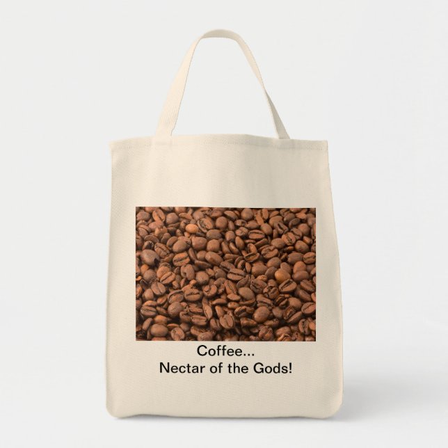 Tote Bag Le nectar de café des dieux ! (Devant)