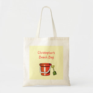 Tote Bag Le nom de l'enfant fait sur commande de plage de