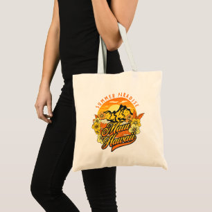 Tote Bag Le paradis d'été, Maui Hawaii