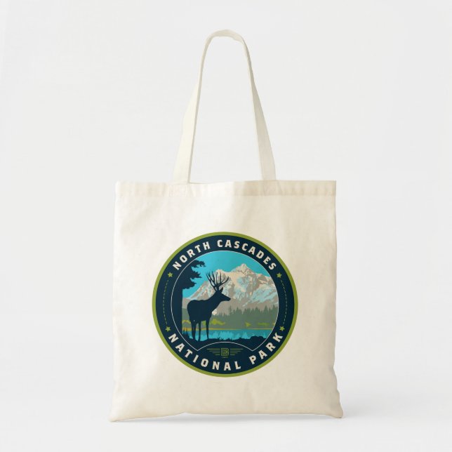 Tote Bag Le Parc national de North Cascades (Devant)