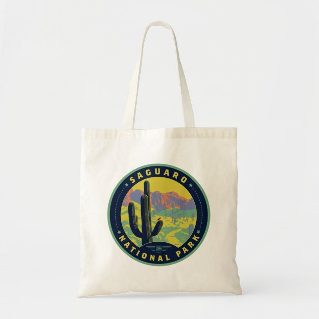 Tote Bag Le Parc national du Saguaro (Devant)
