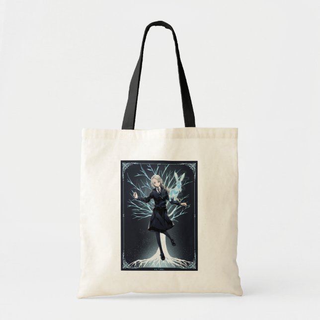 Tote Bag Le Patronus lapin d'Anime Luna Lovegood (Devant)