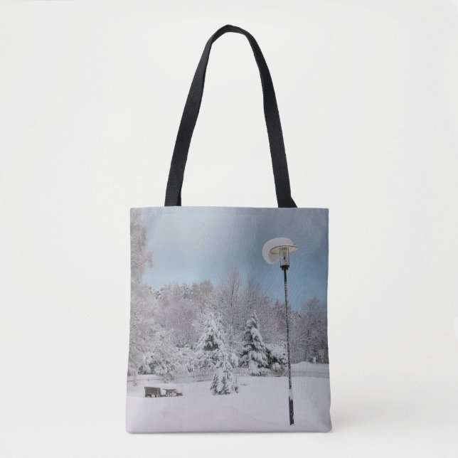 Tote Bag Le pays des merveilles d'hiver (Devant)