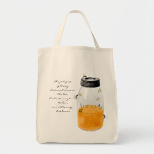 Tote Bag Le pedigree du miel Fourre-tout - Emily Dickinson