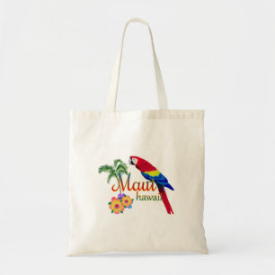 Tote Bag Le perroquet de l'île tropicale de Maui Hawaii