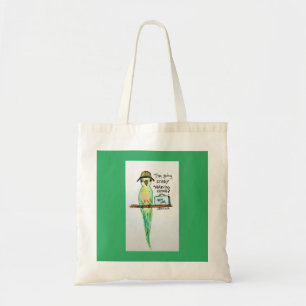 Tote Bag Le perroquet devient fou