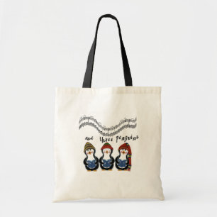 Tote Bag Le pingouin chantent