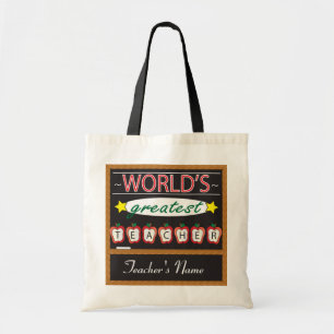 Tote Bag Le plus grand nom du professeur   do-it-yourself