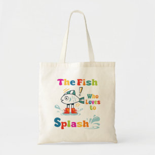 Tote Bag Le poisson qui aime faire des éclaboussures