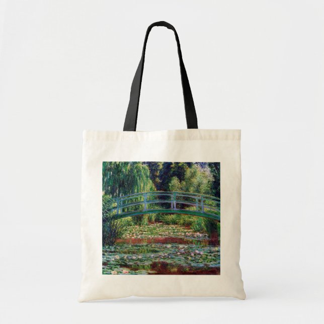 Tote Bag Le pont japonais (Water-Lily Pond), Monet (Devant)