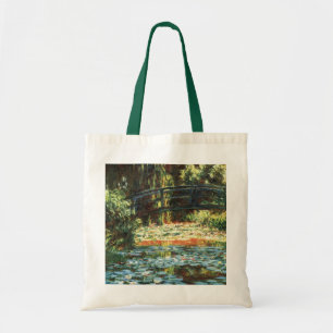 Tote Bag Le Pont sur l'étang aux nymphéas par Claude Monet