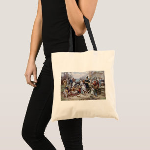 Tote Bag Le premier Thanksgiving par Jean Ferris v. 1912
