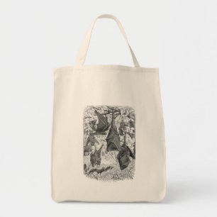 Tote Bag Le rétro modèle de 1800s de vol de batte vintage