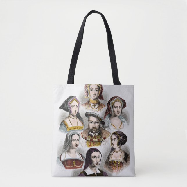 Tote Bag Le Roi Henry VIII de l'Angleterre | ses six (Devant)