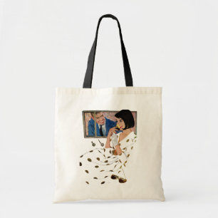 Tote Bag Le rose d'or