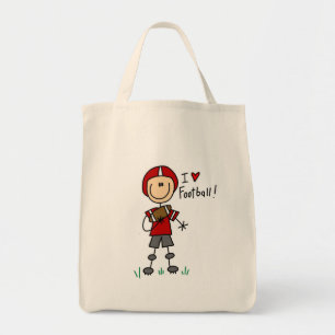 Tote Bag Le schéma T-shirts et cadeaux de bâton du football