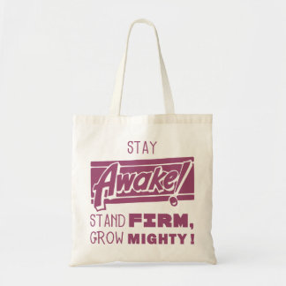 Tote Bag Le séjour éveillé, se tiennent ferme.