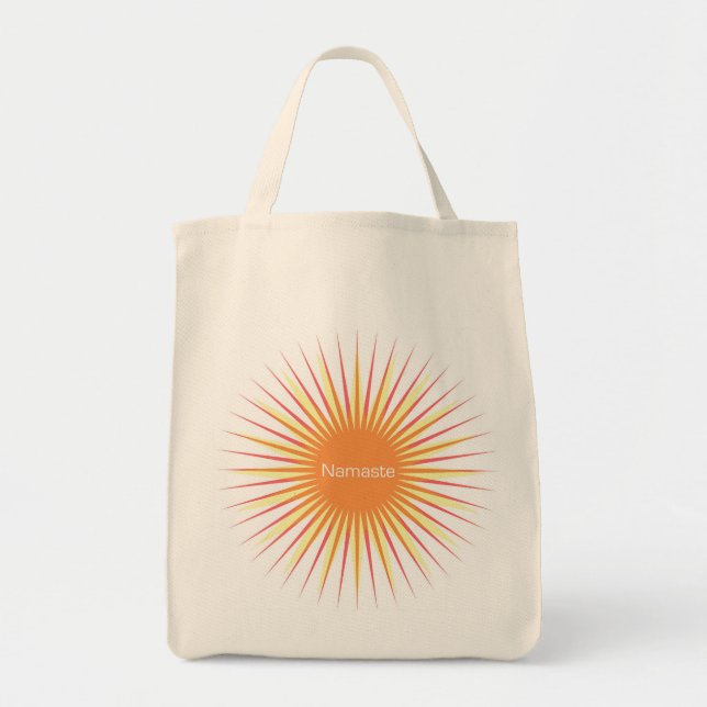 Tote Bag le soleil de namaste (Devant)