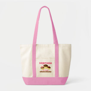 Tote Bag Le soprano chantera pour le chocolat