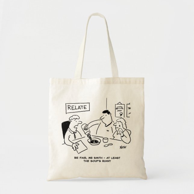 Tote Bag Le Soup est runny (Devant)
