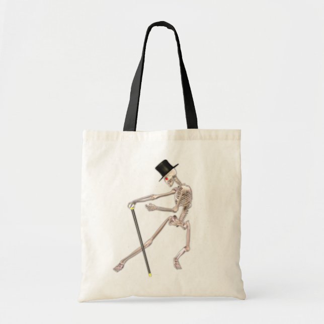 Tote Bag Le squelette dansant (Devant)