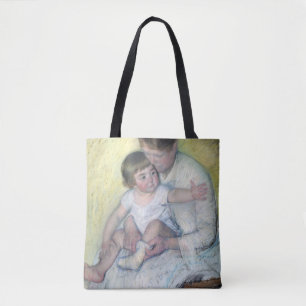 Tote Bag Le Stocking, Mary Cassatt