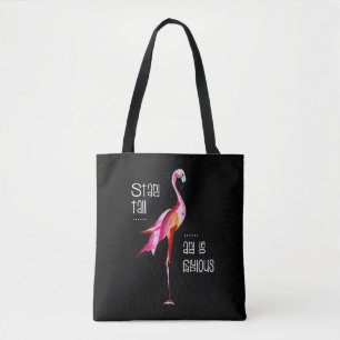 Tote Bag Le support de Flamant rose grand soit cadeau drôl