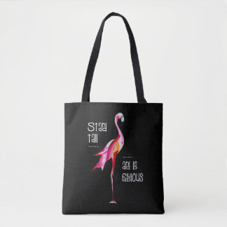 Tote Bag Le support de Flamant rose grand soit cadeau drôle