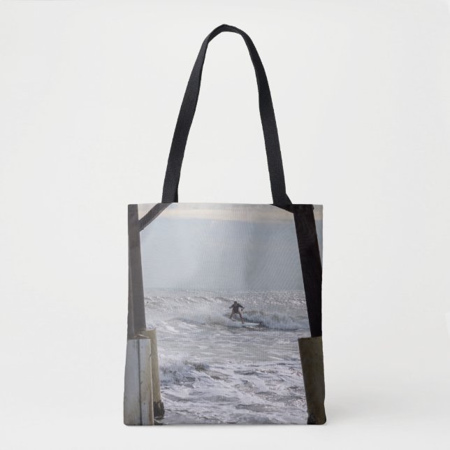 Tote Bag Le surf de cacao (Devant)