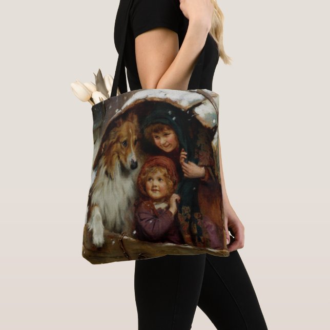 Tote Bag Le temps est limité par Arthur John Elsley (De près)