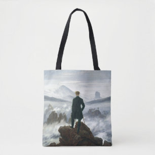 Tote Bag Le vagabond au-dessus de la mer du brouillard,
