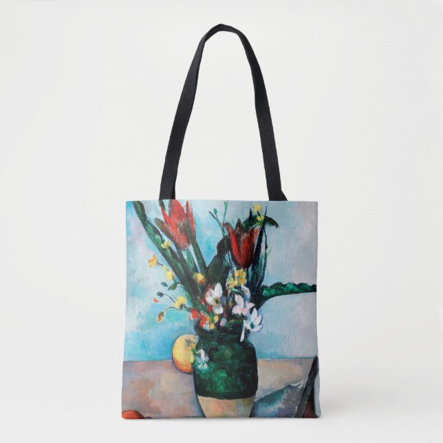 Tote Bag Le Vase des Tulipes, Paul Cezanne (Devant)