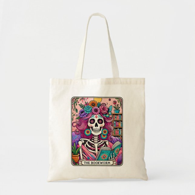 Tote Bag Le ver de livre (Devant)