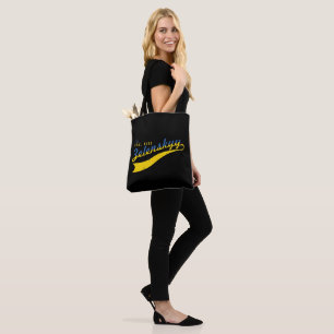 TOTE BAG LE VÉRITABLE HERO ZELENSKY UKRAINE BLEU JAUNE